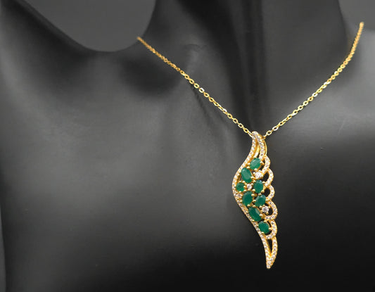 ZARA - NATURAL AGATE GEMSTONE NECKLACE IN 925 STERLING SILVER
